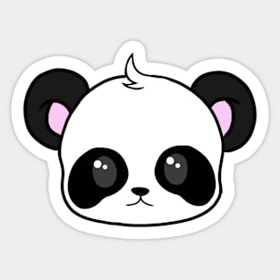 panda face Sticker